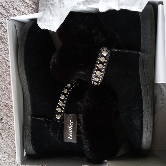 Leather bling boots - Picture 9 of 12